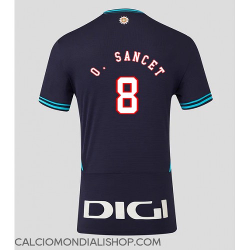 Maglie da calcio Athletic Bilbao Oihan Sancet #8 Seconda Maglia 2025-26 Manica Corta